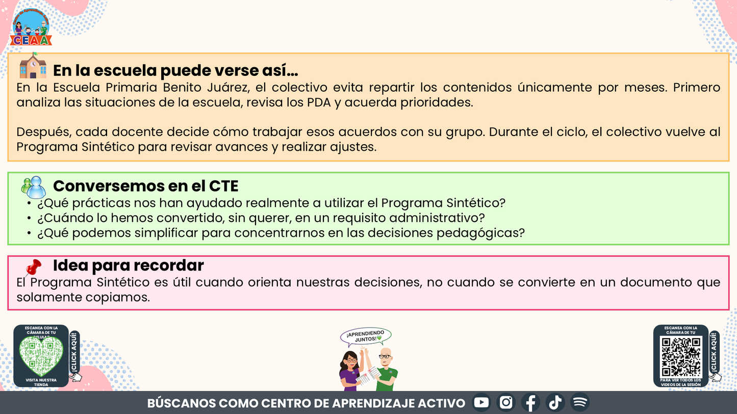 Resumen: CONSEJO CONSEJO TÉCNICO ESCOLAR FASE INTENSIVA CICLO ESCOLAR 2026-2027 - ¿QUÉ SON LOS PROGRAMAS SINTÉTICOS Y CÓMO PODEMOS UTILIZARLOS? Editable en PowerPoint