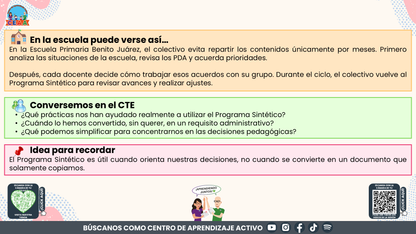 Resumen: CONSEJO CONSEJO TÉCNICO ESCOLAR FASE INTENSIVA CICLO ESCOLAR 2026-2027 - ¿QUÉ SON LOS PROGRAMAS SINTÉTICOS Y CÓMO PODEMOS UTILIZARLOS? Editable en PowerPoint