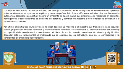 Resumen Gráfico CTE Multigrado TEMA 1: PEDAGOGÍA MULTIGRADO: DIVERSIDAD, COLABORACIÓN Y PROYECTOS CON SENTIDO (Editable en PowerPoint)