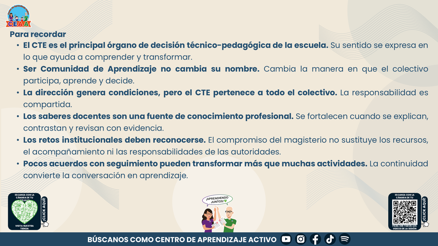 Resumen: CONSEJO CONSEJO TÉCNICO ESCOLAR FASE INTENSIVA CICLO ESCOLAR 2026-2027 - EL CTE COMO COMUNIDAD DE APRENDIZAJE: UNA RUTA PARA DIALOGAR, APRENDER Y TOMAR DECISIONES EN COLECTIVO Editable en PowerPoint