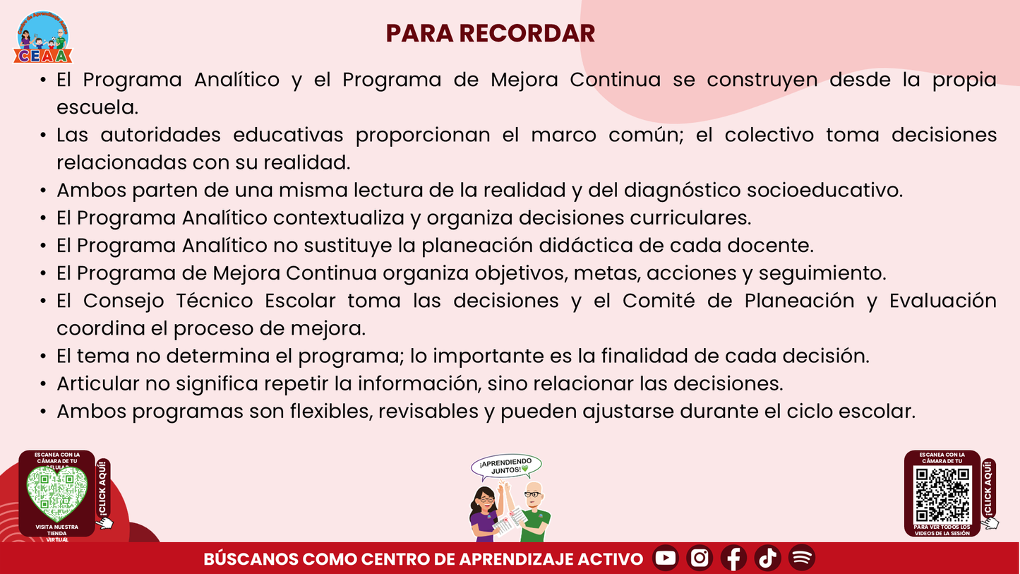 Resumen: CONSEJO CONSEJO TÉCNICO ESCOLAR FASE INTENSIVA CICLO ESCOLAR 2026-2027 - PROGRAMA ANALÍTICO Y PROGRAMA DE MEJORA CONTINUA - ¿EN QUÉ SE PARECEN Y EN QUÉ SON DIFERENTES? Editable en PowerPoint