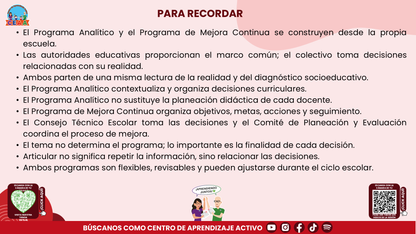 Resumen: CONSEJO CONSEJO TÉCNICO ESCOLAR FASE INTENSIVA CICLO ESCOLAR 2026-2027 - PROGRAMA ANALÍTICO Y PROGRAMA DE MEJORA CONTINUA - ¿EN QUÉ SE PARECEN Y EN QUÉ SON DIFERENTES? Editable en PowerPoint