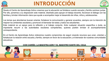 ESCUELA Y FAMILIA: ¿POR QUÉ SON IMPORTANTES LOS ACUERDOS DE CONVIVENCIA PARA EL APRENDIZAJE DE MIS HIJOS? (Editable en PowerPoint)