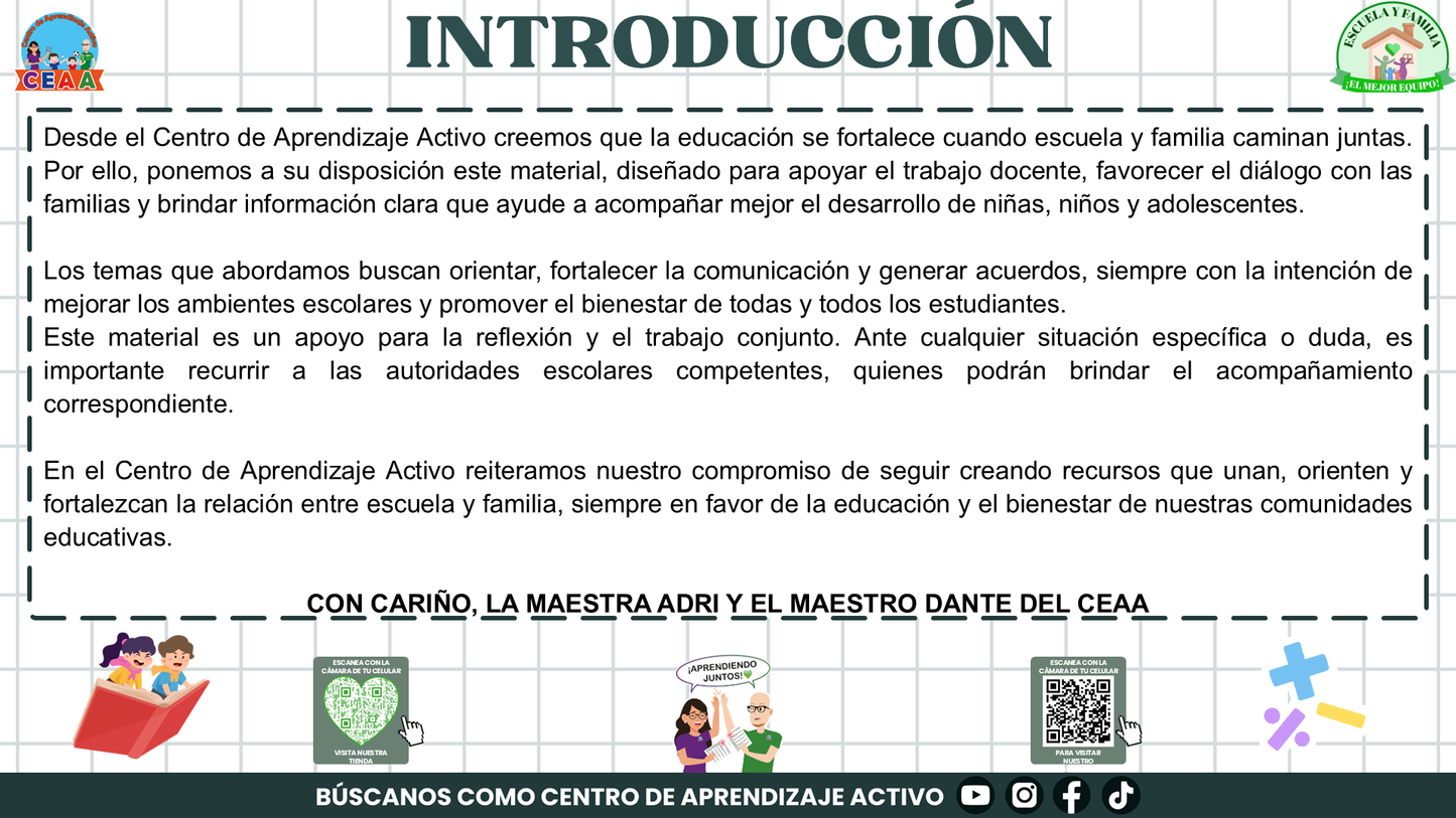 ESCUELA Y FAMILIA: ¿CÓMO APRENDEN MATEMÁTICAS MIS HIJOS E HIJAS EN LA ESCUELA? (Editable en PowerPoint)