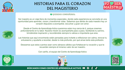 Historias para Maestros - Rita, la ranita maestra y el descanso merecido editable en PowerPoint