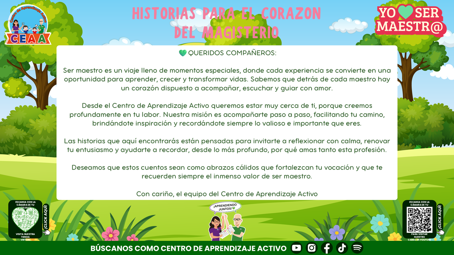 Historias para Maestros - Clara, la ardilla y la puerta del primer día Editable en PowerPoint