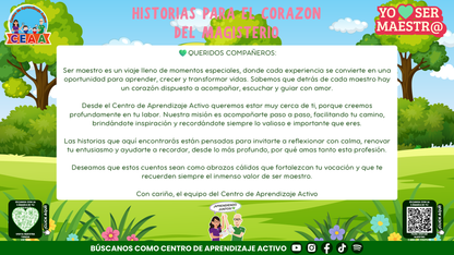 Historias para Maestros - Clara, la ardilla y la puerta del primer día Editable en PowerPoint