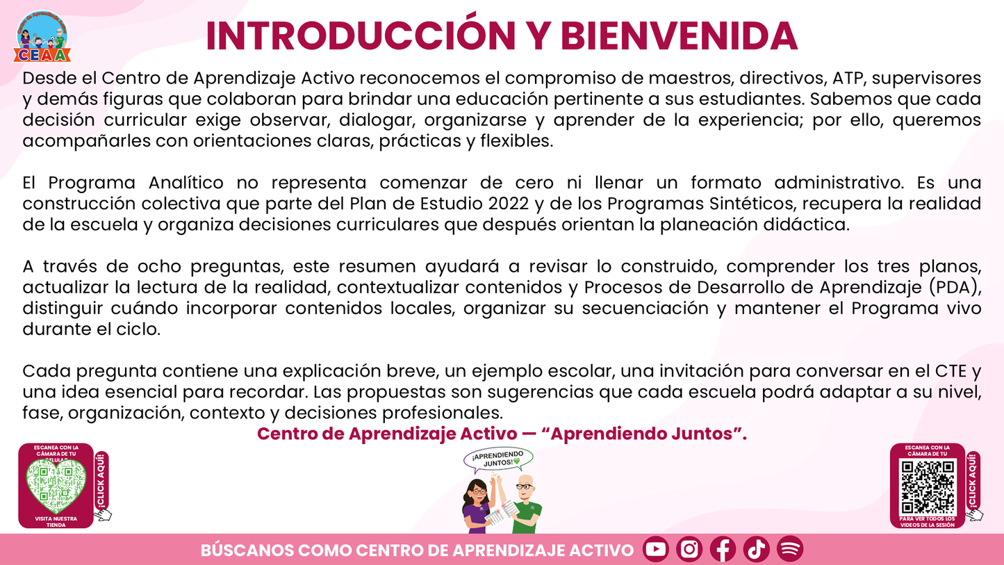 Resumen: CONSEJO CONSEJO TÉCNICO ESCOLAR FASE INTENSIVA CICLO ESCOLAR 2026-2027 - NUESTRO PROGRAMA ANALÍTICO: ¿CÓMO CONSTRUIRLO O FORTALECERLO? Editable en PowerPoint