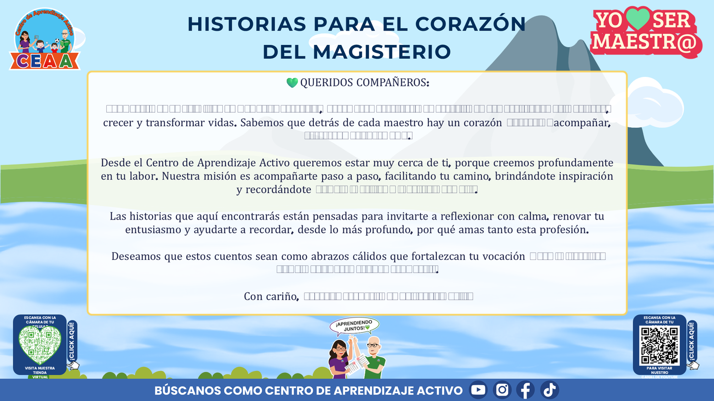 Historias para Maestros Multigrado - LA ESCUELA DE LOS PECES ARCOÍRIS EN EL RÍO SILENCIOSO (Editable en PowerPoint)