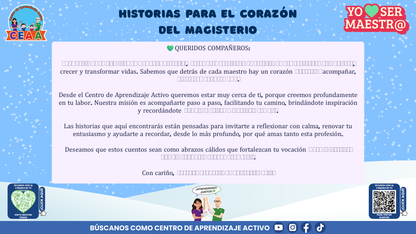 Historias para Maestros Taller Intensivo Maestros Enero 2026 - LOS PINGÜINOS Y EL CUADERNO DEL HIELO NUEVO (Editable en PowerPoint)