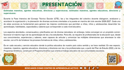 Presentación CTE Para Docentes Sesión 1 Septiembre 2026 Editable en PowerPoint