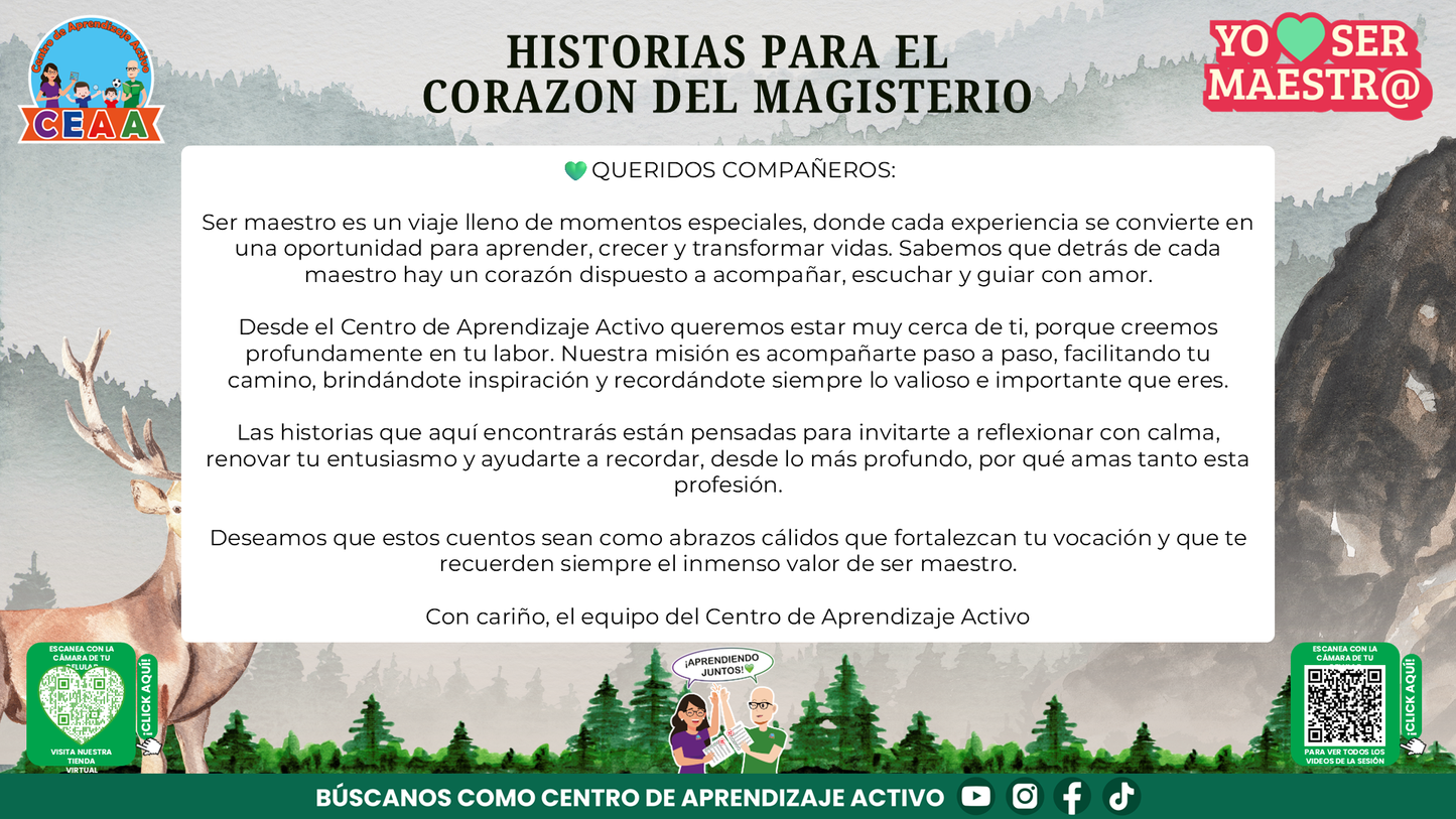 Historias para Maestros Multigrado - EL OSO Y LA ESCUELA DE LA MONTAÑA (Editable en PowerPoint)