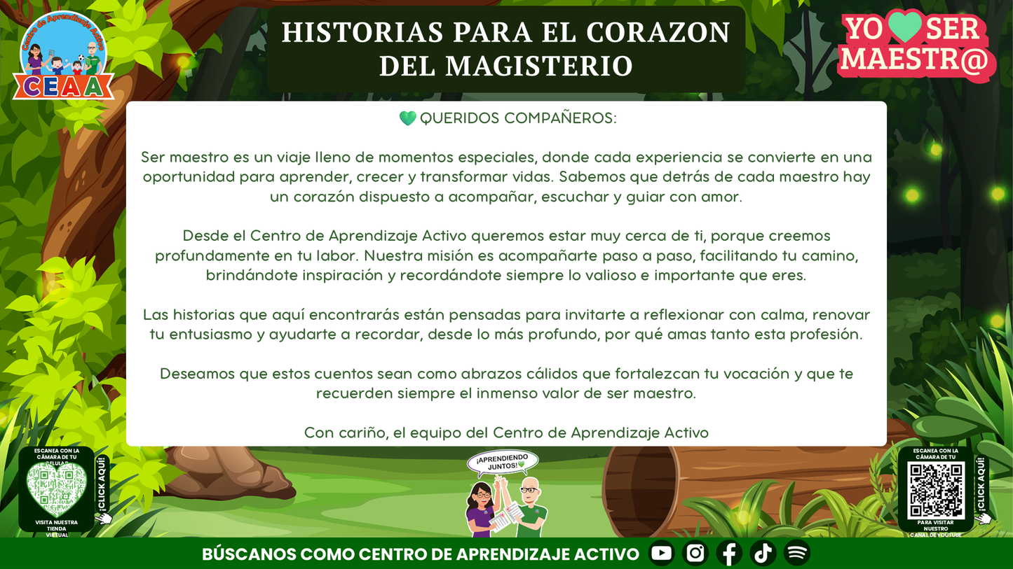 Historias para Maestros - Elena, la cierva y el camino después de la tormenta Editable en PowerPoint