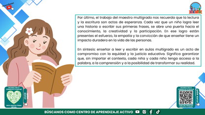 Resumen Gráfico CTE Multigrado TEMA 4: ¿CÓMO ENSEÑAR A LEER Y ESCRIBIR EN AULAS MULTIGRADO CON SENTIDO Y PROPÓSITO? (Editable en PowerPoint)