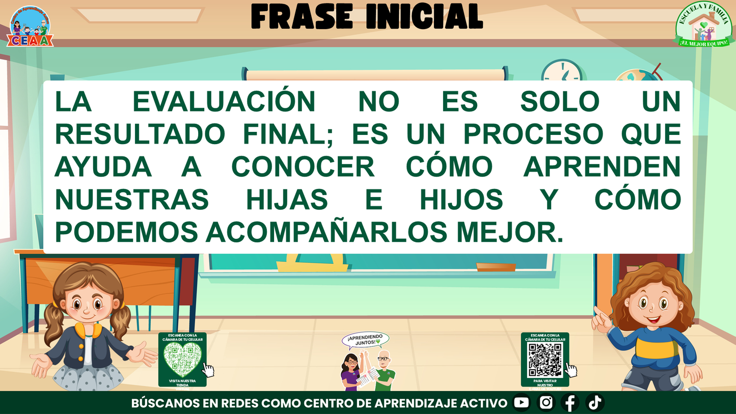 ESCUELA Y FAMILIA: ¿QUÉ ES LA EVALUACIÓN Y CÓMO SE EVALÚA HOY A MIS HIJOS? (Editable en PowerPoint)