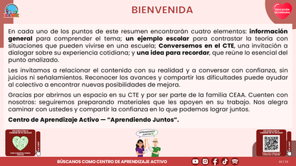 Resumen CTE del Tema 1 Educación Secundaria: VINCULACIÓN CURRICULAR EN LA FASE 6 ¿CÓMO CONECTAR LOS APRENDIZAJES Y EL TRABAJO ENTRE DOCENTES? editable en PowerPoint