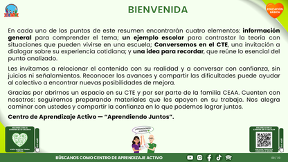 Resumen CTE del Tema 6 Educación Básica: BIENESTAR SOCIOEMOCIONAL DOCENTE ¿CÓMO CUIDARNOS Y CONSTRUIR CONDICIONES DE TRABAJO QUE NOS AYUDEN A ENSEÑAR Y CONVIVIR? editable en PowerPoint