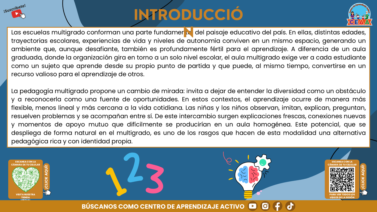 Resumen Gráfico CTE Multigrado TEMA 1: PEDAGOGÍA MULTIGRADO: DIVERSIDAD, COLABORACIÓN Y PROYECTOS CON SENTIDO (Editable en PowerPoint)