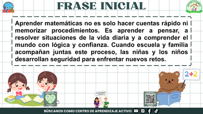 ESCUELA Y FAMILIA: ¿CÓMO APRENDEN MATEMÁTICAS MIS HIJOS E HIJAS EN LA ESCUELA? (Editable en PowerPoint)