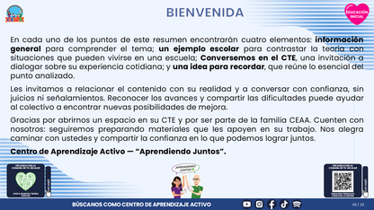 Resumen CTE del Tema 1 Educación Inicial: ADAPTACIÓN Y SEPARACIÓN ¿CÓMO ACOMPAÑAR A BEBÉS, NIÑAS, NIÑOS Y FAMILIAS CON CONFIANZA Y CUIDADO? editable en PowerPoint