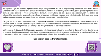 Presentación CTE 6° Sesión Marzo 2026 Directivos y Supervisores (Editable en PowerPoint)