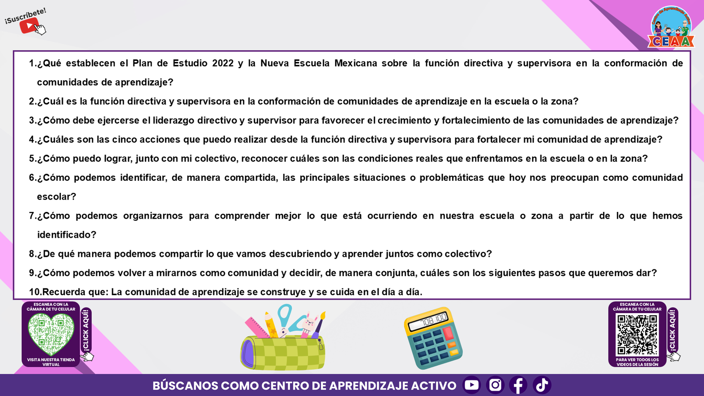 Resumen Gráfico: ¿CUÁL ES MI PAPEL COMO DIRECTOR O SUPERVISOR PARA FORTALECER LA COMUNIDAD DE APRENDIZAJE DE MI ESCUELA O ZONA? (Editable en PowerPoint)