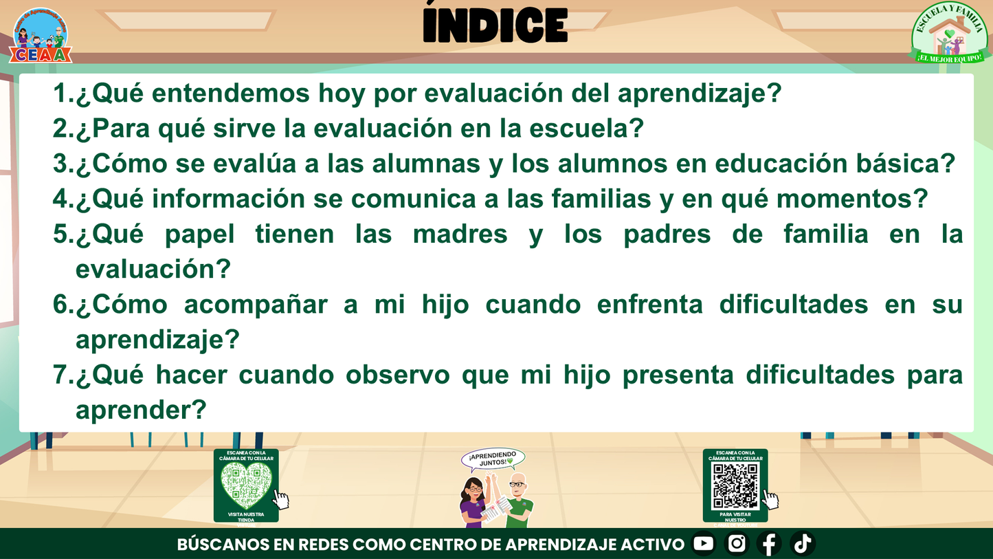 ESCUELA Y FAMILIA: ¿QUÉ ES LA EVALUACIÓN Y CÓMO SE EVALÚA HOY A MIS HIJOS? (Editable en PowerPoint)