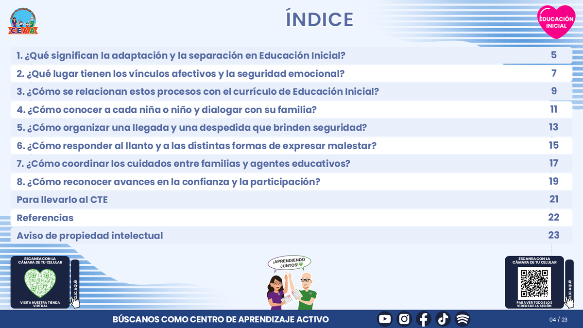 Resumen CTE del Tema 1 Educación Inicial: ADAPTACIÓN Y SEPARACIÓN ¿CÓMO ACOMPAÑAR A BEBÉS, NIÑAS, NIÑOS Y FAMILIAS CON CONFIANZA Y CUIDADO? editable en PowerPoint