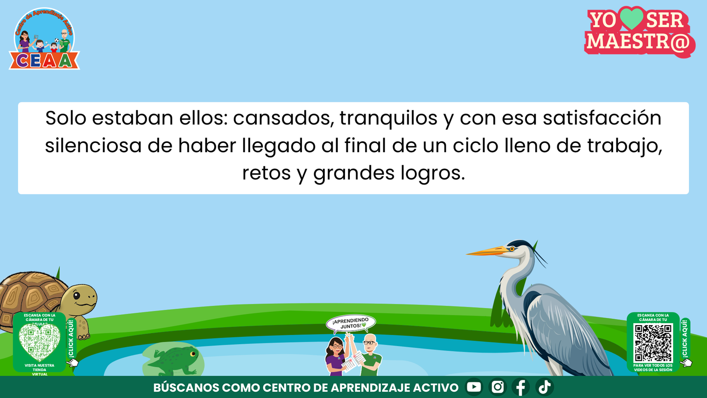 Historias para Maestros - Rita, la ranita maestra y el descanso merecido editable en PowerPoint