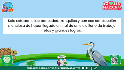 Historias para Maestros - Rita, la ranita maestra y el descanso merecido editable en PowerPoint