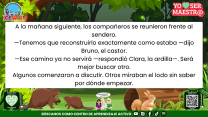 Historias para Maestros - Elena, la cierva y el camino después de la tormenta Editable en PowerPoint