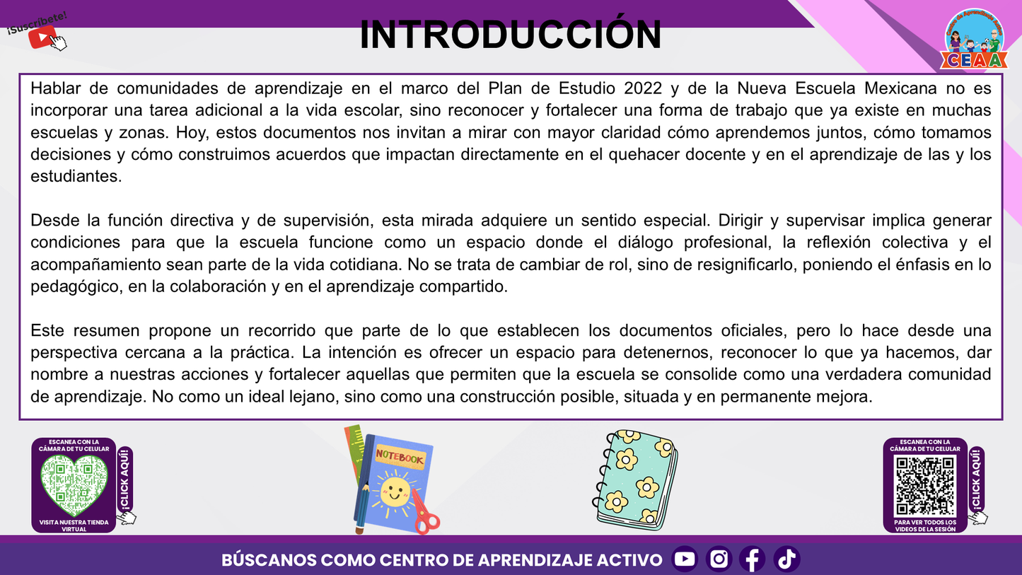 Resumen Gráfico: ¿CUÁL ES MI PAPEL COMO DIRECTOR O SUPERVISOR PARA FORTALECER LA COMUNIDAD DE APRENDIZAJE DE MI ESCUELA O ZONA? (Editable en PowerPoint)