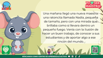 Historias para Maestros Multigrado - LA RATONCITA QUE MOVIÓ MONTAÑAS (Editable en PowerPoint)