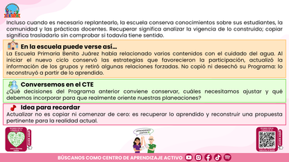 Resumen: CONSEJO CONSEJO TÉCNICO ESCOLAR FASE INTENSIVA CICLO ESCOLAR 2026-2027 - NUESTRO PROGRAMA ANALÍTICO: ¿CÓMO CONSTRUIRLO O FORTALECERLO? Editable en PowerPoint