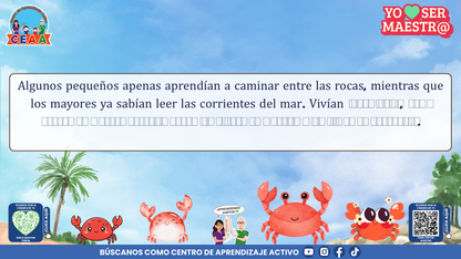 Historias para Maestros Multigrado - EL FARO DE LOS CANGREJOS ROJOS (Editable en PowerPoint)