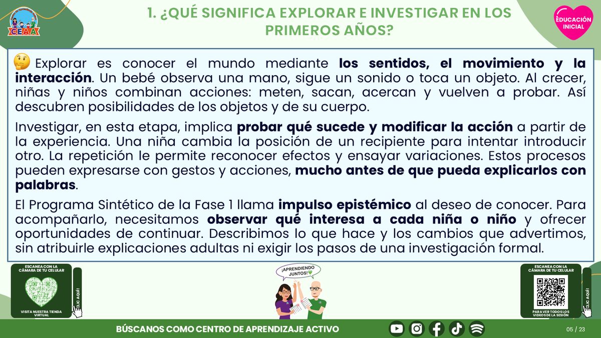 Resumen CTE del Tema 2 Educación Inicial:  EXPLORACIÓN E INVESTIGACIÓN DEL MUNDO EN EDUCACIÓN INICIAL ¿CÓMO ACOMPAÑAR LA CURIOSIDAD DESDE LAS PRIMERAS EXPERIENCIAS? editable en PowerPoint