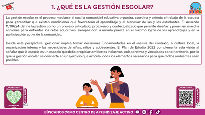 Resumen Gráfico CTE Multigrado TEMA 5: ¿QUÉ ES Y CÓMO SE LOGRA LA GESTIÓN ESCOLAR EN LAS ESCUELAS MULTIGRADO? (Editable en PowerPoint)