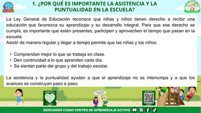 ESCUELA Y FAMILIA: ¿POR QUÉ ES IMPORTANTE LA ASISTENCIA Y LA PUNTUALIDAD DE MIS HIJOS? (Editable en PowerPoint)