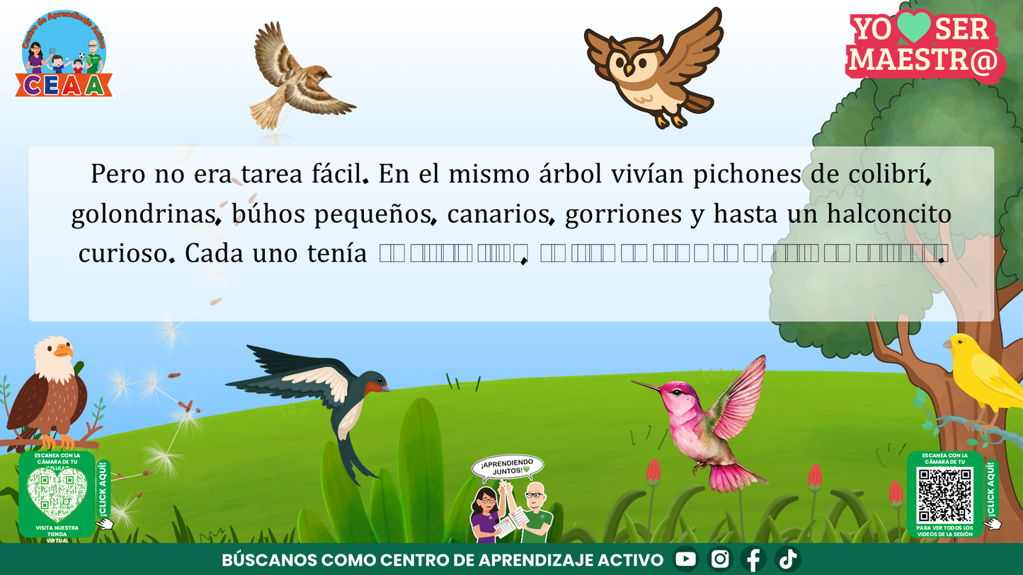 Historias para Maestros Multigrado - LAS VOCES DEL MISMO ÁRBOL Editable en PowerPoint)