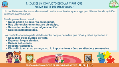 ESCUELA Y FAMILIA: ¿Qué hacer y cómo resolver conflictos entre estudiantes de manera adecuada? (Editable en PowerPoint)