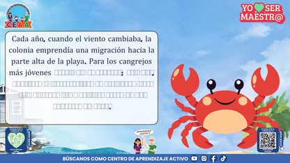 Historias para Maestros Multigrado - EL FARO DE LOS CANGREJOS ROJOS (Editable en PowerPoint)