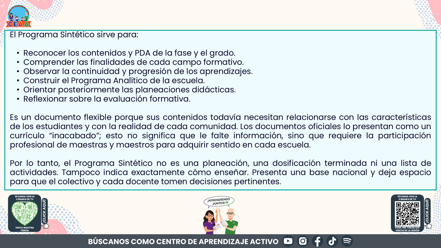Resumen: CONSEJO CONSEJO TÉCNICO ESCOLAR FASE INTENSIVA CICLO ESCOLAR 2026-2027 - ¿QUÉ SON LOS PROGRAMAS SINTÉTICOS Y CÓMO PODEMOS UTILIZARLOS? Editable en PowerPoint