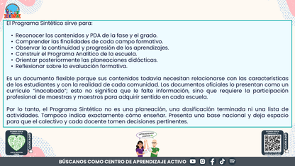 Resumen: CONSEJO CONSEJO TÉCNICO ESCOLAR FASE INTENSIVA CICLO ESCOLAR 2026-2027 - ¿QUÉ SON LOS PROGRAMAS SINTÉTICOS Y CÓMO PODEMOS UTILIZARLOS? Editable en PowerPoint