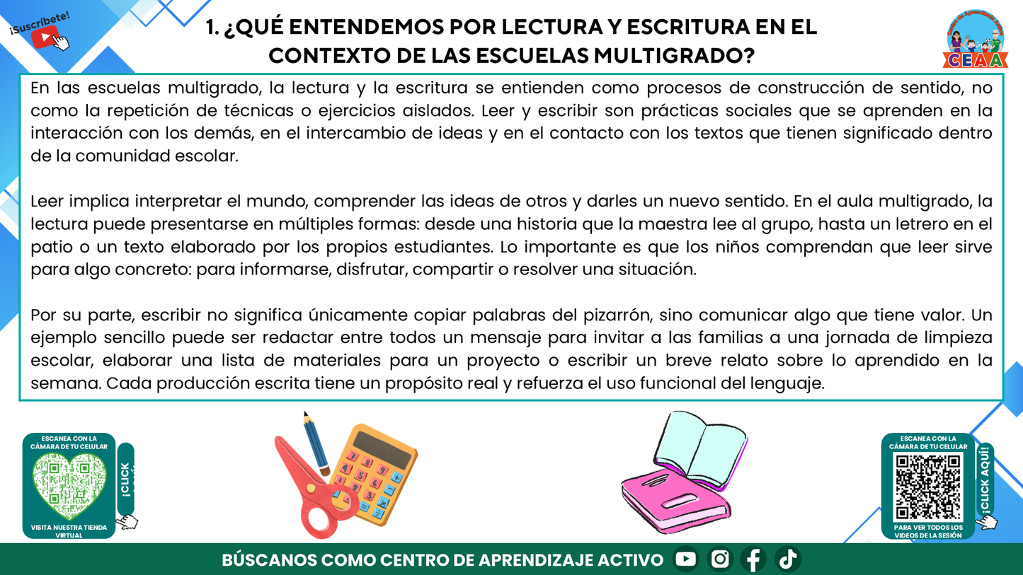 Resumen Gráfico CTE Multigrado TEMA 4: ¿CÓMO ENSEÑAR A LEER Y ESCRIBIR EN AULAS MULTIGRADO CON SENTIDO Y PROPÓSITO? (Editable en PowerPoint)