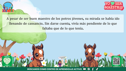 Historias para Maestros Taller Intensivo Maestros Enero 2026 - EL CABALLO QUE APRENDIÓ A MIRAR EL AMANECER (Editable en PowerPoint)