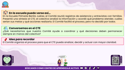 RESUMEN Y ACOMPAÑAMIENTO DOCENTE TEMA: COMITÉ DE PLANEACIÓN Y EVALUACIÓN ¿CÓMO PODEMOS INTEGRARLO EN NUESTRA ESCUELA? Editable en PowerPoint