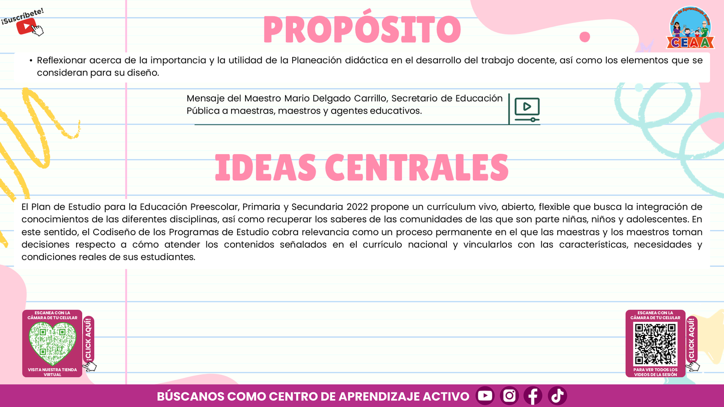 Presentación CTE Tema 1: PLANEACIÓN DIDÁCTICA (Editable en PowerPoint)