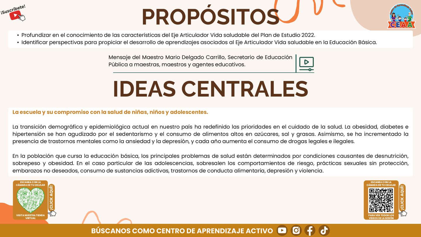 Presentación CTE Tema 6: VIDA SALUDABLE (Editable en PowerPoint)