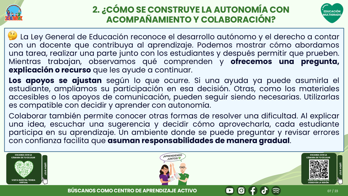 Resumen CTE del Tema 3 Educación Multigrado: AUTONOMÍA PARA APRENDER EN EL AULA ¿CÓMO ACOMPAÑAR DECISIONES, COLABORACIÓN Y RESPONSABILIDAD EN EL APRENDIZAJE? editable en PowerPoint