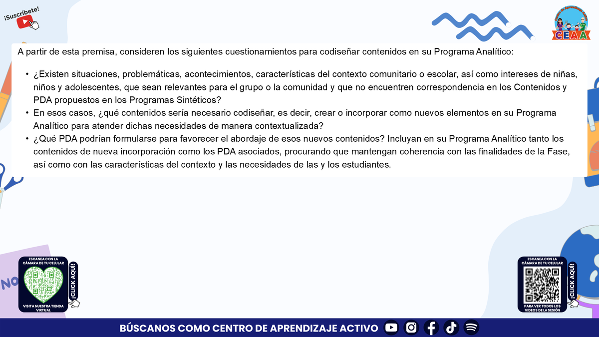 Presentación CTE Fase Intensiva Tema 3: La Contextualización y la Formulación del Programa Analítico Editable en PowerPoint